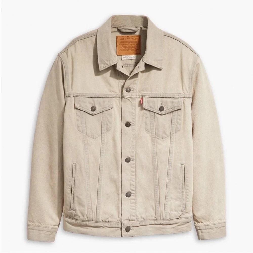 ❤️🔥FIRM PRICE❤️🔥Levi’s Premium Relaxed Fit Trucker Jacket - Picture 3 of 9